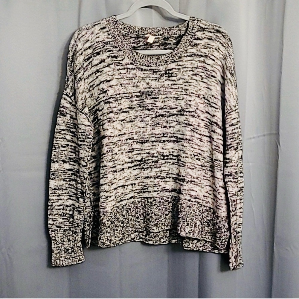 Eileen Fisher Marled Organic Cotton Alpaca Sweater